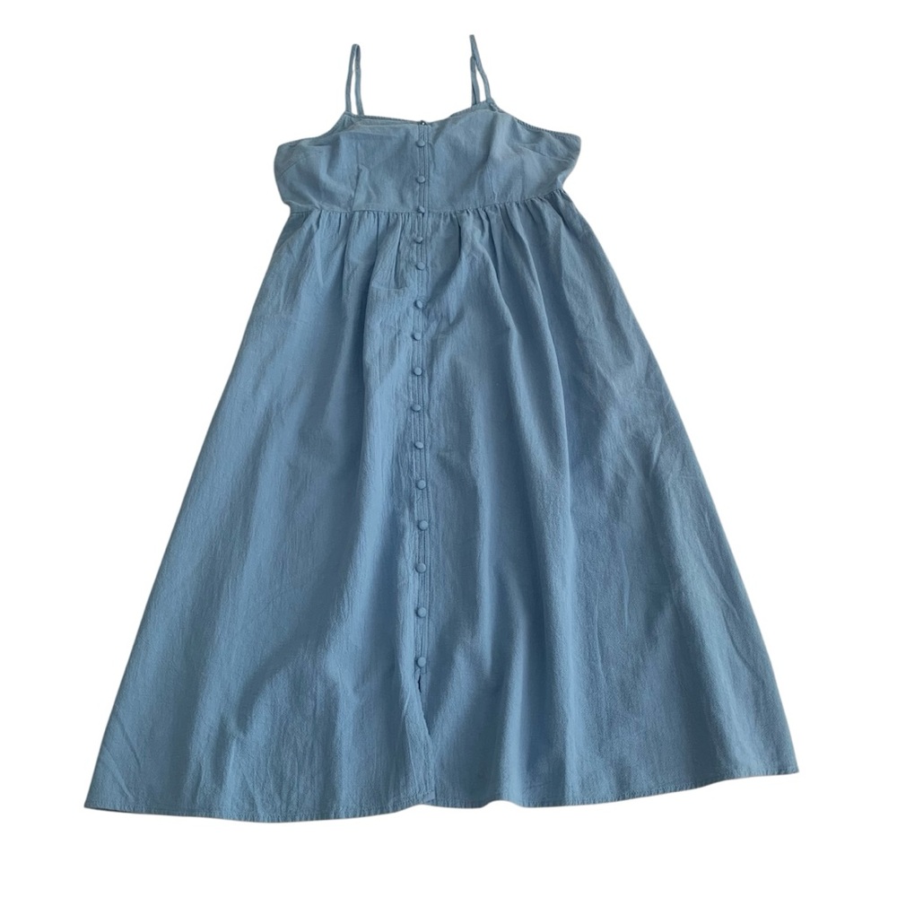 Light Blue Backless Sundress